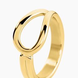 Histoire d'Or Bague Origin Acier Jaune