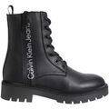 Bottes femme sur Grenoble : Bottines Calvin Klein Jeans combat laceup boot zip