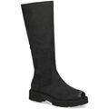 Bottines Caprice black nubuc casual closed boots