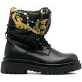 Bottines Versace Jeans Couture drew booties black gold Grenoble