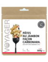 Plat lyophilis&eacute; Voyager P&acirc;tes au jambon fa&ccedil;on Carbonara 160 g