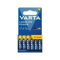 Piles alcaline longlife power lr03 / aaa piles alcalines longlife power lr03 / aaa 1 blister(s) de 6 pi&egrave;ce(s) 6 pi&egrave;ce(s) alcaline - varta