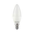 Ampoules flammes d&eacute;polies blanc chaud 2700 �k 15000 heure(s) 250 2.5 w e14 1 pi&egrave;ce(s) ampoule flamme d&eacute;polie 2,5w 2700�k 250lm e14 non - sylvania