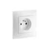 Prise &agrave; encastrer caly blanc 1 pi&egrave;ce(s) prise 2p+t caly blanc &agrave; encastrer monobloc 1 2p+t standard - debflex