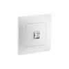 Prise &agrave; encastrer caly blanc 1 pi&egrave;ce(s) prise rj45 cat6 caly blanc &agrave; encastrer monobloc 1 rj45 standard - debflex