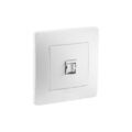 Prise &agrave; encastrer caly blanc 1 pi&egrave;ce(s) prise rj45 cat6 caly blanc &agrave; encastrer monobloc 1 rj45 standard - debflex