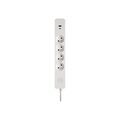 Electricit&eacute; sur Annecy : DEBFLEX Rallonge &eacute;lectrique multiprises nouveau mod&egrave;le blanc 1 pi&egrave;ce(s) bloc parafoudre 4 prises 2p+t 16a 2 usb a+c 1.49m blanc 4 230 v oui h05vv-f 3g1,0 1.5