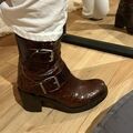 Bottes femme sur Grenoble : Bottines Paoyama Bottines marrons Paoyama