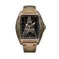 Montres sur Grenoble : Montre Montignac Tonneau Noir