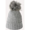 Bonnet Chikooparis Bonnet 100% pur cachemire AICA - Gris