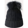 Bonnet Chikooparis Bonnet 100% pur cachemire AICA - Noir