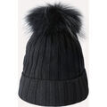 Bonnet Chikooparis Bonnet 100% pur cachemire AICA - Noir