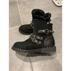 Bottines Mimmu Bottines fourr&eacute;es Noir