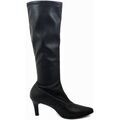 Bottes Vernissage Femme Chaussures, Botte, Synth&eacute;tique Extensible-22792 Noir Grenoble