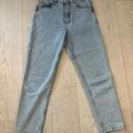 Jeans mom Zara Jean Zara bleu clair