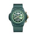 Montres sur Grenoble : Montre Montignac Round Chrono Vert
