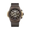 Montre Montignac Round Chrono Marron