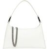 Sac a main LANCASTER Sac porte epaule en cuir Ref 60709 Blanc