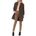 Manteau Caf&eacute; Noir JI0016 Beige
