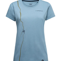 Randonn&eacute;e sur Lyon 9e Arrondissement : T-Shirt d'Escalade La Sportiva Route Manches Courtes Femme, L