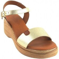 Chaussures Eva Frutos Sandale pour femme dor&eacute;e 4792 Argent&eacute;