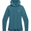 Randonn&eacute;e sur Lyon 9e Arrondissement : T-Shirt &agrave; Capuche Anti-UV Outdoor Research ActiveIce Spectrum Sun Hoodie Manches Longues Femme, L
