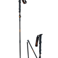 Randonn&eacute;e sur Lyon 9e Arrondissement : B&acirc;tons de Randonn&eacute;e Lacal Quick Stick Compact Carbon 135