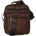 Sac bandouli&egrave;re Chapeau-Tendance Grande sacoche TOPEKA Marron Grenoble