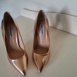 Chaussures escarpins Steve Madden Escarpins Rose Or cuivr&eacute; Dor&eacute;