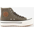 Baskets montantes Victoria BOTTINE TRIBU EFFET CUIR SEMELLE DOUBLE DENT&Eacute;E 1061123 Vert