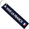 Cadeaux sur Grenoble : Porte cl&eacute; Clj Charles Le Jeune Porte-cl&eacute;s Vive la France Bleu