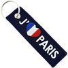 Porte cl&eacute; Clj Charles Le Jeune Porte-cl&eacute;s J'aime Paris Bleu