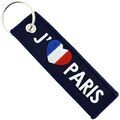 Porte cl&eacute; Clj Charles Le Jeune Porte-cl&eacute;s J'aime Paris Bleu Grenoble