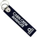 Cadeaux sur Grenoble : Porte cl&eacute; Clj Charles Le Jeune Porte-cl&eacute;s Cadre PNC - Cabin Crew Manager Bleu