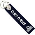 Porte cl&eacute; Clj Charles Le Jeune Porte-cl&eacute;s Chef de cabine Principal - Chief Purser Bleu