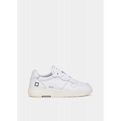 Baskets D.A.T.E. W997-CR-CA-WH COURT CALF-WHITE