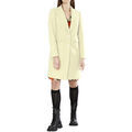 Manteau Caf&eacute; Noir JI0042 Blanc