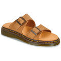 Mules femme sur Grenoble : Mules Dr. Martens Josef Savannah Tan Tumbled Nubuck