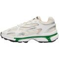 Baskets basses Lacoste Baskets homme Ref 62400 082 Vert et blanc Grenoble