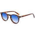 Lunettes sur Grenoble : Lunettes de soleil Xlab TASMANIE 2.0 Lunettes de soleil, Tortue noire/Bleu clair, 48