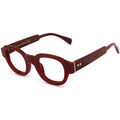 Lunettes sur Grenoble : Lunettes de soleil Xlab SUMBAWA Cadres Optiques, Bordeaux/Fum&eacute;e, 48 mm Bordeaux