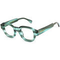 Lunettes sur Grenoble : Lunettes de soleil Xlab SUMBAWA Cadres Optiques, Vert ray&eacute;/Fum&eacute;e, 48 mm