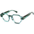 Lunettes sur Grenoble : Lunettes de soleil Xlab LEYTE Cadres Optiques, Vert ray&eacute;/Marron, 51 mm
