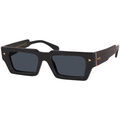 Lunettes de soleil Xlab Mod&egrave;le Auckland, polaris&eacute; noir/fum&eacute; Lunettes de soleil, N Noir