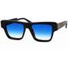 Lunettes de soleil Xlab CARNEY Lunettes de soleil, Noir/Bleu clair, 51 mm
