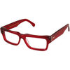 Lunettes de soleil Xlab DEMI-LUNE Cadres Optiques, Bordeaux/Gris, 56 mm