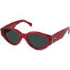 Lunettes de soleil Xlab MAJORQUE Lunettes de soleil, Rouge/Bleu clair, 54 mm