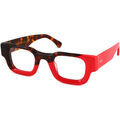 Lunettes de soleil Xlab KOMODO Cadres Optiques, Rouge &eacute;caille/Marron, 45 mm