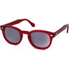 Lunettes de soleil Xlab 8004 style moscot Cadres Optiques, Bordeaux/Gris, 48 mm