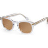 Lunettes de soleil Xlab 8004 style moscot Cadres Optiques, Transparent/Marron, 48 mm